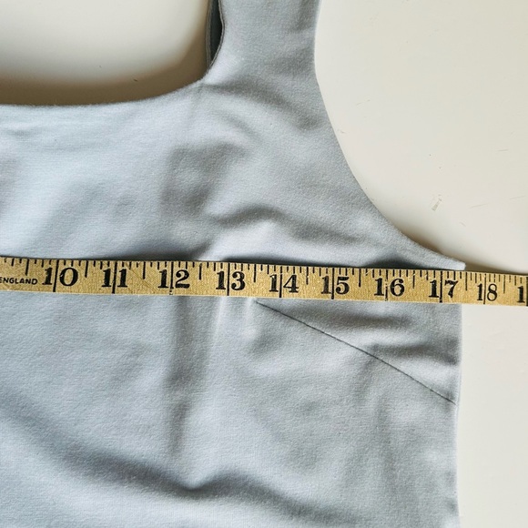 NWT Able Fit & Flare Supima Cotton Dress Light Blue, Size XL - Picture 7 of 10